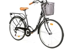 moma bikes, Vélo de Ville City Classic 26", Aluminium Shimano 18V