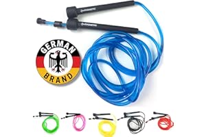 ‎SPORTIVONETIC SPORTIVONETIC® Premium Springseil für Erwachsene & Kinder, Damen & Herren - für Fitness, Crossfit, Sport, Boxen und Freizeit - Verstellbare Größe - Speed Rope, Jump Rope, Sprungseil