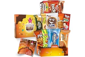 Boîte à bonbons midi avec 13 collations | Bonbons américains et japonais similaires American Candy Box | Boîte à collations de Turquie | Collations pleine grandeur dans une boîte à bonbons