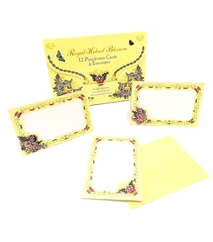 evelay 12 biglietti natalizi con buste per foto da 10 x 15 cm, personalizzabili per qualsiasi foto di famiglia (12 aztechi