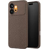 Coverzone Huawei Honor 600 ile uyumlu Kılıf Deri G&ouml;r&uuml;n&uuml;ml&uuml; Thermax Silikon kılıf Kamera Korumalı Kompakt Tasarım Huawei Honor