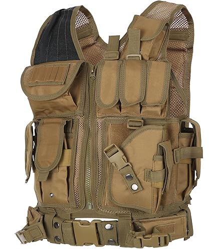 Mil-Tec USMC Gilet de combat avec ceinture - différentes couleurs - TrendStore