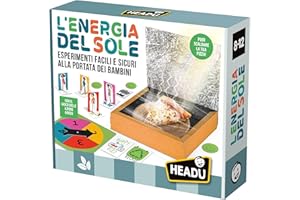 HEADU - L'Energia del Sole NEW - Esperimenti facili e sicuri alla portata dei bambini | Gioco Educativo Bambini 8 9 10 11 12 anni, Kit Esperimenti per Bambini, Regalo bambino, Made in Italy