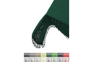 Brandsseller Mantel de jardín 130x160 cm Paño de Mesa con Flecos Ropa de Mesa Exterior Rectangular espumado para jardín, terraza, balcón Resistente a la Intemperie Antideslizante - Verde
