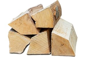 Leña Madera Selección 5-500 kg para Estufa y Chimenea Brasero Parrilla Cesta de Fuego Troncos de Madera de Haya 25 cm Flameup, Cantidad:5 kg