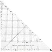 Ez Quilting 10 5 Simplicity Triangle Ruler And Quilting Template 10 Inches Clear Black Amazon Ae Arts Crafts