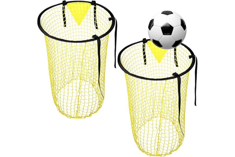 2Pcs Top Bins Football Targets,Football Goal Target Net for Practice Your Footwork and Assist You in Becoming a Master of Free Kicks and Penalty Kicks