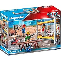 Playmobil - 5026 City Action - Camion À Plateau Et Chargeuse - les Prix d'Occasion ou Neuf