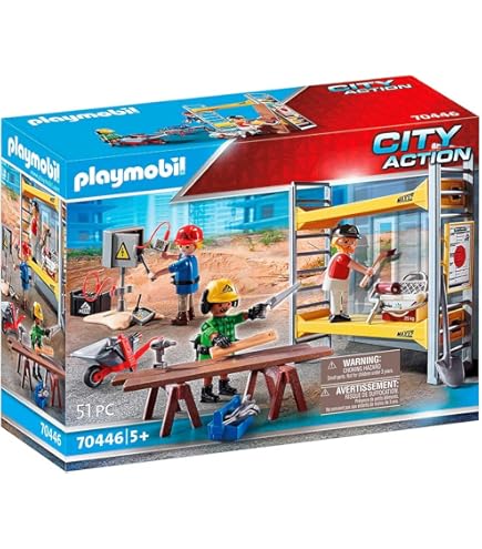 Playmobil 6144 Superset bouwplaats, leuk fantasierijk rollenspel