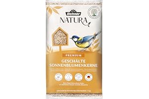 Dehner Natura Premium Nourriture pour Oiseaux Sauvages, graines de Tournesol décortiquées, 1 kg