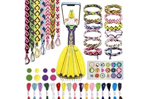 ANKS Kit per Braccialetti Ragazza, Braccialetti Amicizia Bambini 5-12 Anni, Braccialetto fai da te Making Kit, kit per la creazione di gioielli, Idee Regalo Bambina 6 7 8 9 10 11 12 Anni Compleanno