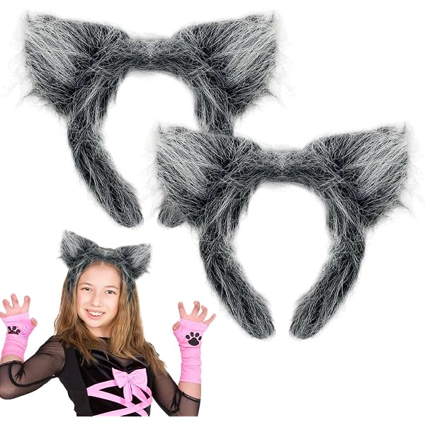 Vifcotlyp Accessoires de costume d'ours, serre-tête oreilles d'ours marron avec nœud papillon noir pour adulte, Halloween, cosplay Vifcotlyp Accessoires de costume d'ours, serre-tête oreilles d'ours marron avec nœud papillon noir pour adulte, Halloween, cosplay