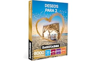 DAKOTABOX - Caja Regalo hombre mujer pareja idea de regalo - Deseos para 2 - 8000 experiencias como estancias, cenas, masajes y actividades de aventura