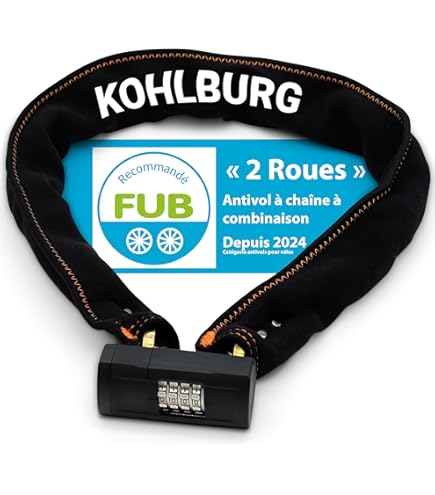 KOHLBURG Zahlenschloss 200 cm lang - Fahrradschloss aus 6mm Spezialstahl - 2m Fahrrad Schloss mit Zahlencode - 200cm extra langes Kettenschloss mit Zahlen Kombination für Fahrrad E-Bike e Scooter KOHLBURG Zahlenschloss 200 cm lang - Fahrradschloss aus 6mm Spezialstahl - 2m Fahrrad Schloss mit Zahlencode - 200cm extra langes Kettenschloss mit Zahlen Kombination für Fahrrad E-Bike e Scooter