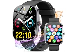 MATAST Smartwatch Uomo Donna, 1.91'' Orologio Smartwatch con Effettua/Risposta Chiamate, 110+ Modalità Sportive Fitness Tracker con Cardiofrequenzimetro/SpO2/Contapassi/Sonno, Smart Watch Impermeabil IP68
