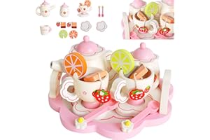 KRUZZEL- Juego de té para niños, 18,5x18,5x10 cm (9418)