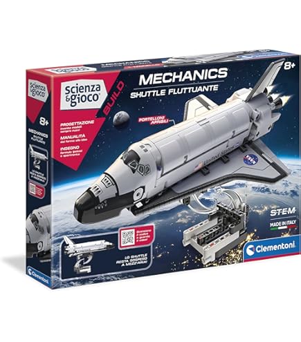 Clementoni Scienza E Gioco Build – Set Roadster E Dragster, 130+ Pezzi, Laboratorio Meccanica Per Bambini 8+ Anni