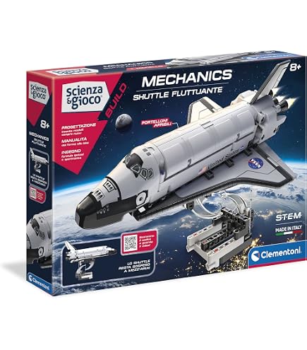 Clementoni Scienza E Gioco Build – Set Roadster E Dragster, 130+ Pezzi, Laboratorio Meccanica Per Bambini 8+ Anni