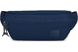 JOHNNY URBAN Sac Banane Femme & Homme Bleu - Tom - Sac Ville pour Festivals & Sports - Sacoche Ceinture Tendance Porté Croisé - Petit Sac de Voyage - Imperméable