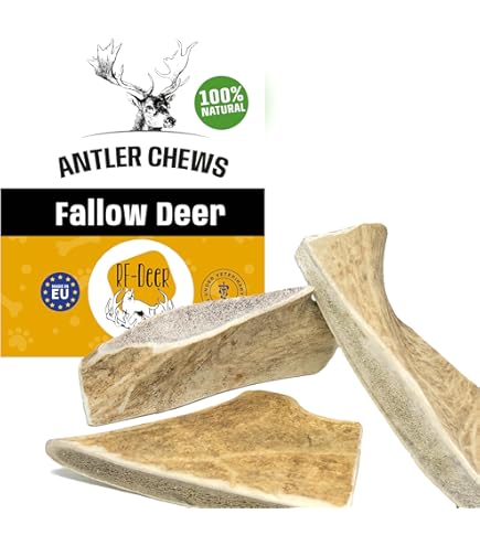 DierOKÉ hertengewei - L kauwsnack voor de hond - 100% natuurlijk - /-150 gram - gewei - hondensnacks