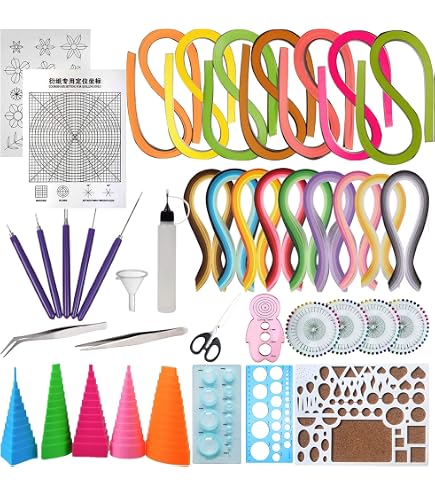 Papier Pour Quilling Rayher - 100 Bandes Pastel 50x0,6cm