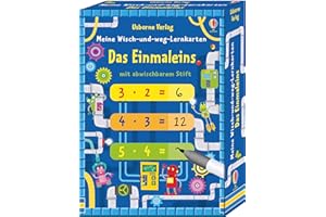 USBORNE VERLAG Meine Wisch-und-weg-Lernkarten: Das Einmaleins