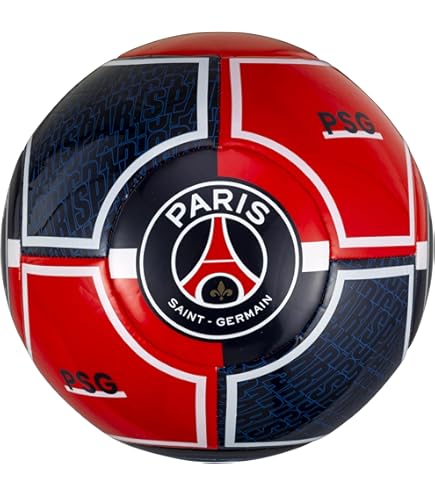 PSG - Ballon De Foot P15124 Rouge