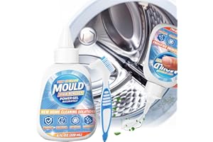 MOSCONLY Mould Remover Gel, Large Capacity Household Mould and Mildew Remover, Multifunctional Mould Stain Gel, Use on Home Sink,Toilet, Washing Machine, Seal Bathroom, Tile Grout Stains (8 Fl oz)
