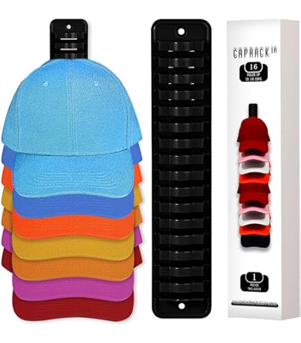 TGKYK Pet-houder voor 14 baseballcaps, 2-stukken pettenhouder, acryl hoedenstandaard, display TGKYK Pet-houder voor 14 baseballcaps, 2-stukken pettenhouder, acryl hoedenstandaard, display