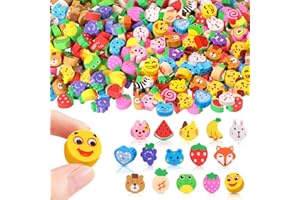 FOZUANEI 120 PCS Mini Eraser, Animal Rubber Multipack Novelty Erasers Small Pencil Erasers for Kids Bulk Classroom Prizes Homework Rewards Party Supplies