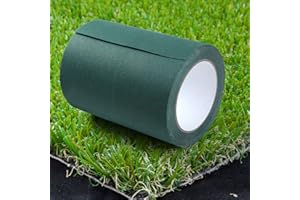 ASelected Ruban adhésif pour gazon artificiel, 1 pièce vert au centre - 150 mm x 10 m