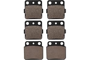 Cyleto Plaquettes de frein avant et arrière pour Suzuki Ltz400 Lt-z 400 2003 2004 2005 2006 2007 2008 2009 2010 2011 2012