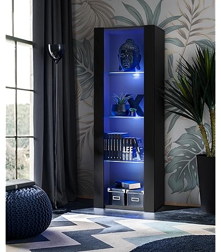 addlon Vloerlamp met 5 niveaus, met plank, staande lamp