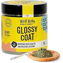 Wolf Belly Zalmolie voor honden en katten, 100% natuurlijk (500 ml), rijk omega 3,6,9 en vitamine E, gezonde huid en glanzende vacht, sterke gewrichten, gezond immuunsysteem, gemaakt in de EU