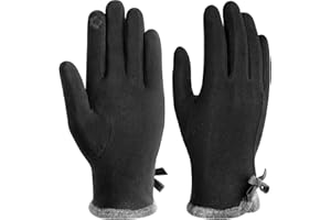 Vagasi Guanti Invernali Caldi e Eleganti con Touch Screen per Donna, Adatti a Guida, Ciclismo e Sport