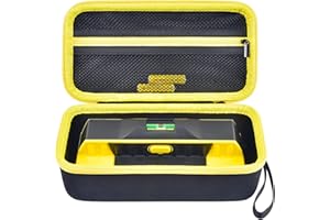 GWCASE Case Compatible with Franklin Sensors ProSensor M210 710PRO 710 Professional Stud Finder. Carrying Travel Storage Bag Holder with Mesh Pocket for Battery &Accessoires (Box Only) -Yellow
