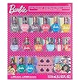 Townley Girl Barbie Children's Nail Polish Set (18 Pieces) | Non-Toxic and Removable Nail Polish | Birthday Gifts for from 3 Years