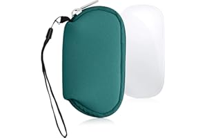 kwmobile Etui kompatybilne z Apple Magic Mouse 1/2 - neoprenowe etui ochronne do PC Mouse - torba na mysz komputerową - neoprenowa torba na mysz PC - petrol
