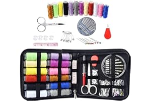 EN ROUTE Corner Store Kit De Couture Rapide Portable Pour La Maison, Les Voyages Et Les Urgences. Kit De Réparation 20 Pièces Pour Fils à Coudre Avec étui De Voyage En étain