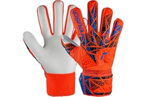 ‎REUSCH Reusch Attrakt Starter Solid Finger Support Junior Torwarthandschuhe Kinder Jugendliche Fußballhandschuhe Fingerprotektion für alle Wetterbedingungen und Spielfeldoberflächen
