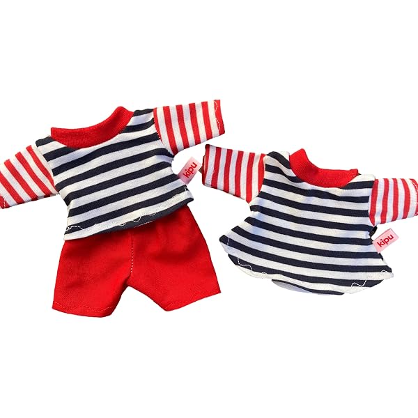 Handgemachte Puppenkleidung – 2-teilig (Kapuzenshirt + Hose), Größe 15-16 Cm, Für Plüschtiere