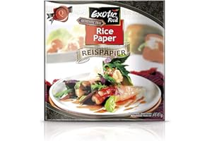 Arnaboldi Fogli di Riso per Involtini Primavera al Forno, Rice Paper per Involtino Thai [4 Confezioni da 100g, Totale 400g]