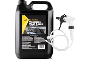 AA A Car Essentials 5L Waterless Wash and Wax with Carnauba Wax + Long Hose Trigger