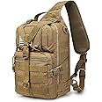 G4Free Tactical Sling Backpack Big Molle EDC Range Bag Pack Assault Military Shoulder Rucksack One Strap Daypack