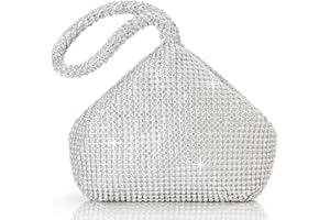 BABEYOND Bolso De Mano Para Mujer De Los Anios 20 Con Diamantes De Imitación, Bolso De Noche, Fiesta, Elegante, De Graduación, Accesorios De Boda Para Novia