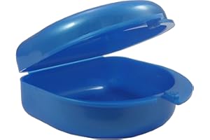 DENTAL AESTHETICS Gum Shield Case - Mouthguard Box for Ortho Retainers, Sports Dental Appliances, Dentures & More