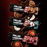 Fellas &Ccedil;ikolata Kaplı HighPro+ Protein Bar 50gr Deneme Paketi 3'l&uuml;