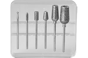 PETER BAUSCH Bausch 1749C 6 accessori: levigare unghie e unghie dei piedi, limare, rimuovere calli, accessori per manicure e pedicure, cura dei piedi, cura delle unghie, bellezza