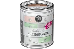My COLOR Room Shabby Chic Kreidefarbe 750 ml - Umbra - Küchenmöbellack und Möbelfarbe ohne Schleifen. Wasserbasiertes Chalk Paint, für Holz & mehr mit hoher Deckkraft u. schnell trocknend