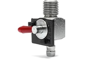 DOCK66 MOTORCYCLE PARTS Mini robinet d'essence 1/4" NPT droit.